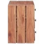 Mesita de noche 3 cajones madera maciza reciclada 35x25x35 cm de vidaXL, Mesitas de noche - Ref: Foro24-283938, Precio: 70,91...