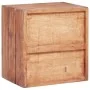 Mesita de noche 3 cajones madera maciza reciclada 35x25x35 cm de vidaXL, Mesitas de noche - Ref: Foro24-283938, Precio: 70,91...