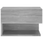 Mesita de noche de pared gris Sonoma de vidaXL, Mesitas de noche - Ref: Foro24-816948, Precio: 38,25 €, Descuento: %
