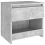 Mesitas de noche 2 uds contrachapada gris hormigón 40x30x39 cm de vidaXL, Mesitas de noche - Ref: Foro24-803452, Precio: 52,9...