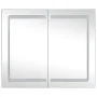 Mueble de baño con espejo LED 80x12,2x68 cm de vidaXL, Tocadores de baño - Ref: Foro24-325545, Precio: 169,64 €, Descuento: %