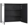 Mueble de baño con espejo LED 80x12,2x68 cm de vidaXL, Tocadores de baño - Ref: Foro24-325545, Precio: 169,64 €, Descuento: %