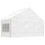 Cenador con techo polietileno blanco 15,61x5,88x3,75 m de vidaXL, Carpas y cenadores - Ref: Foro24-3155499, Precio: 1,00 €, D...