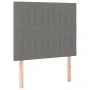 Cama box spring con colchón tela gris oscuro 90x190 cm de vidaXL, Camas y somieres - Ref: Foro24-3136718, Precio: 353,85 €, D...