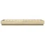 Estructura de cama con luces LED roble Sonoma 100x200 cm de , Camas y somieres - Ref: Foro24-839506, Precio: 101,59 €, Descue...