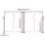 Toldo lateral retráctil azul 120x1200 cm de , Sombrillas - Ref: Foro24-4004791, Precio: 120,92 €, Descuento: %