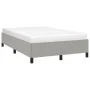 Estructura de cama tela gris claro 120x190 cm de , Camas y somieres - Ref: Foro24-379508, Precio: 101,01 €, Descuento: %
