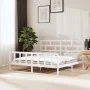 Estructura de cama madera maciza blanco Super King 180x200 cm de vidaXL, Camas y somieres - Ref: Foro24-3101364, Precio: 173,...
