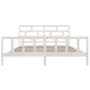 Estructura de cama madera maciza blanco Super King 180x200 cm de vidaXL, Camas y somieres - Ref: Foro24-3101364, Precio: 173,...