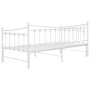 Estructura de sofá cama extraíble de metal blanco 90x200 cm de vidaXL, Camas y somieres - Ref: Foro24-324759, Precio: 169,36 ...