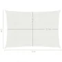Toldo de vela HDPE blanco 160 g/m² 2x3 m de vidaXL, Sombrillas - Ref: Foro24-311227, Precio: 24,76 €, Descuento: %