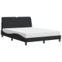 Cama con colchón terciopelo negro 140x200 cm de vidaXL, Camas y somieres - Ref: Foro24-3208660, Precio: 386,95 €, Descuento: %