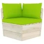 Muebles de jardín de palés 6 piezas y cojines madera de abeto de vidaXL, Conjuntos de jardín - Ref: Foro24-3063527, Precio: 4...