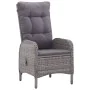 Juego de comedor de jardín de 5 piezas gris de vidaXL, Conjuntos de jardín - Ref: Foro24-3067773, Precio: 738,27 €, Descuento: %