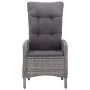 Juego de comedor de jardín de 5 piezas gris de vidaXL, Conjuntos de jardín - Ref: Foro24-3067773, Precio: 738,27 €, Descuento: %