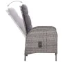 Juego de comedor de jardín de 5 piezas gris de vidaXL, Conjuntos de jardín - Ref: Foro24-3067773, Precio: 738,27 €, Descuento: %