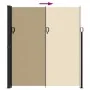 Toldo lateral retráctil beige 220x600 cm de vidaXL, Sombrillas - Ref: Foro24-4004570, Precio: 130,45 €, Descuento: %