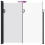 Toldo lateral retráctil blanco 200x600 cm de vidaXL, Sombrillas - Ref: Foro24-4004556, Precio: 143,81 €, Descuento: %