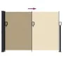 Toldo lateral retráctil beige 140x600 cm de vidaXL, Sombrillas - Ref: Foro24-4004510, Precio: 114,57 €, Descuento: %