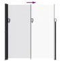 Toldo lateral retráctil blanco 220x600 cm de vidaXL, Sombrillas - Ref: Foro24-4004571, Precio: 127,80 €, Descuento: %