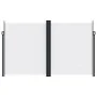 Toldo lateral retráctil blanco 200x600 cm de vidaXL, Sombrillas - Ref: Foro24-4004661, Precio: 150,66 €, Descuento: %