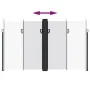 Toldo lateral retráctil blanco 200x600 cm de vidaXL, Sombrillas - Ref: Foro24-4004661, Precio: 150,66 €, Descuento: %