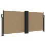 Toldo lateral retráctil gris taupe 100x1000 cm de vidaXL, Sombrillas - Ref: Foro24-4004694, Precio: 110,46 €, Descuento: %