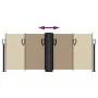 Toldo lateral retráctil gris taupe 100x1000 cm de vidaXL, Sombrillas - Ref: Foro24-4004694, Precio: 110,46 €, Descuento: %