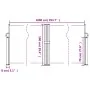 Toldo lateral retráctil gris taupe 100x1000 cm de vidaXL, Sombrillas - Ref: Foro24-4004694, Precio: 110,46 €, Descuento: %