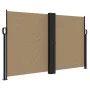 Toldo lateral retráctil gris taupe 140x1000 cm de vidaXL, Sombrillas - Ref: Foro24-4004724, Precio: 127,50 €, Descuento: %