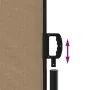 Toldo lateral retráctil gris taupe 140x1000 cm de vidaXL, Sombrillas - Ref: Foro24-4004724, Precio: 127,50 €, Descuento: %