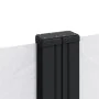 Toldo lateral retráctil blanco 120x600 cm de vidaXL, Sombrillas - Ref: Foro24-4004601, Precio: 114,21 €, Descuento: %