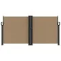 Toldo lateral retráctil gris taupe 120x1200 cm de vidaXL, Sombrillas - Ref: Foro24-4004799, Precio: 121,01 €, Descuento: %