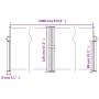 Toldo lateral retráctil gris taupe 120x1200 cm de vidaXL, Sombrillas - Ref: Foro24-4004799, Precio: 121,01 €, Descuento: %