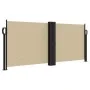 Toldo lateral retráctil beige 100x600 cm de vidaXL, Sombrillas - Ref: Foro24-4004585, Precio: 105,03 €, Descuento: %