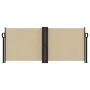 Toldo lateral retráctil beige 100x600 cm de vidaXL, Sombrillas - Ref: Foro24-4004585, Precio: 105,03 €, Descuento: %
