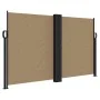 Toldo lateral retráctil gris taupe 140x1200 cm de vidaXL, Sombrillas - Ref: Foro24-4004814, Precio: 138,32 €, Descuento: %