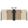 Toldo lateral retráctil gris taupe 100x600 cm de vidaXL, Sombrillas - Ref: Foro24-4004589, Precio: 105,05 €, Descuento: %