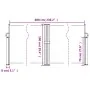 Toldo lateral retráctil gris taupe 100x600 cm de vidaXL, Sombrillas - Ref: Foro24-4004589, Precio: 105,05 €, Descuento: %