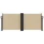 Toldo lateral retráctil beige 100x1000 cm de vidaXL, Sombrillas - Ref: Foro24-4004690, Precio: 114,35 €, Descuento: %