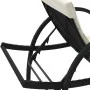Lounger with black synthetic rattan cushion 60x199x42 cm by vidaXL, Loungers - Ref: Foro24-368257, Price: 159,31 €, Discount: %