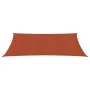 Toldo de vela HDPE terracota 160 g/m² 3x6 m de vidaXL, Sombrillas - Ref: Foro24-311350, Precio: 43,21 €, Descuento: %