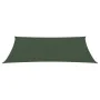 Toldo de vela verde oscuro HDPE 160 g/m² 2x5 m de vidaXL, Sombrillas - Ref: Foro24-311451, Precio: 30,63 €, Descuento: %