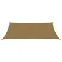 Toldo de vela HDPE gris taupe 160 g/m² 3x5 m de vidaXL, Sombrillas - Ref: Foro24-311404, Precio: 37,86 €, Descuento: %