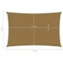Toldo de vela HDPE gris taupe 160 g/m² 3x5 m de vidaXL, Sombrillas - Ref: Foro24-311404, Precio: 37,86 €, Descuento: %
