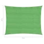 Toldo de vela HDPE verde claro 160 g/m² 2x3 m de vidaXL, Sombrillas - Ref: Foro24-311282, Precio: 23,10 €, Descuento: %