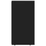 Aparador de madera contrachapada negro 120x36x69 cm de vidaXL, Aparadores - Ref: Foro24-801842, Precio: 136,09 €, Descuento: %