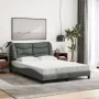 Cama con colchón tela gris oscuro 120x200 cm de vidaXL, Camas y somieres - Ref: Foro24-3208521, Precio: 357,56 €, Descuento: %