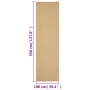 Alfombra de sisal natural 100x350 cm de vidaXL, Alfombras - Ref: Foro24-136315, Precio: 199,83 €, Descuento: %