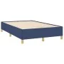Box spring bed with blue fabric mattress 120x190 cm by , Beds and slatted bases - Ref: Foro24-3270431, Price: 437,00 €, Disco...